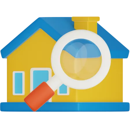 Finding Property  3D Icon