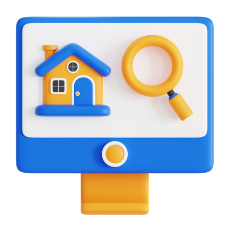 Finding Property  3D Icon