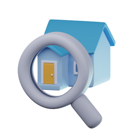 Finding Property  3D Icon