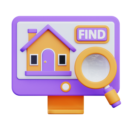 Finding Property 3D Icon