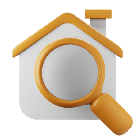 Finding Property  3D Icon