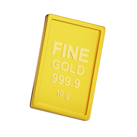 Fine Gold 10 g  3D Icon