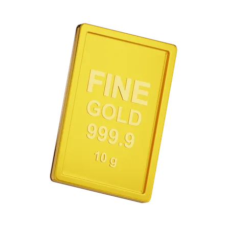 Fine Gold 10 g  3D Icon