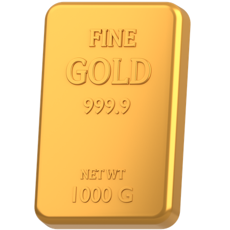 Fine gold 1000g  3D Icon