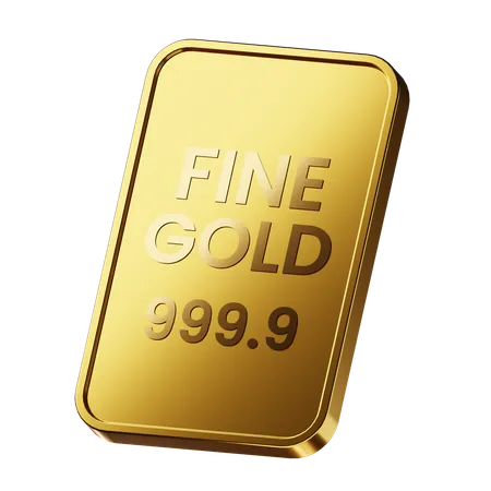 Fine gold  3D Icon