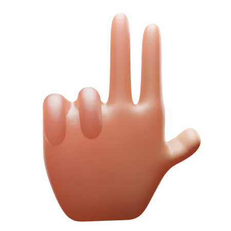 Finger Gun  3D Icon