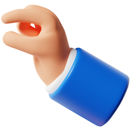 Finger kneifen Handbewegung  3D Icon