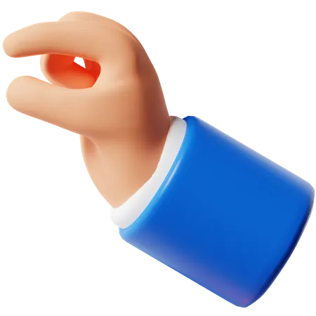 Finger kneifen Handbewegung  3D Icon