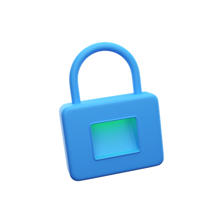 Finger lock  3D Icon