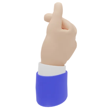 Finger Love Sign Hand Gesture  3D Icon