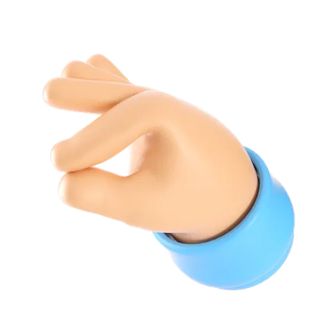 Finger Pinch  3D Icon