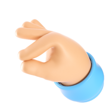 Finger Pinch  3D Icon