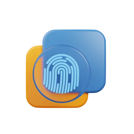 Finger Print  3D Icon