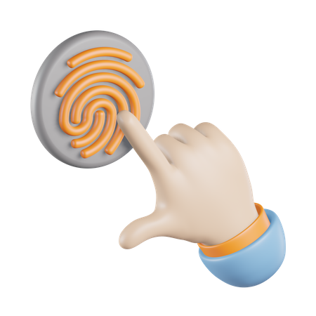 Finger Print  3D Icon