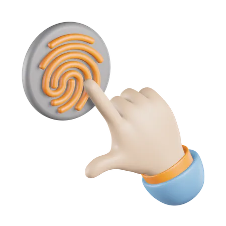 Finger Print  3D Icon