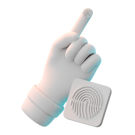 Finger Print  3D Icon