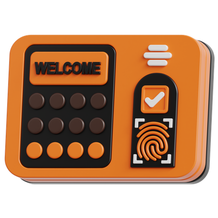 Finger Print  3D Icon