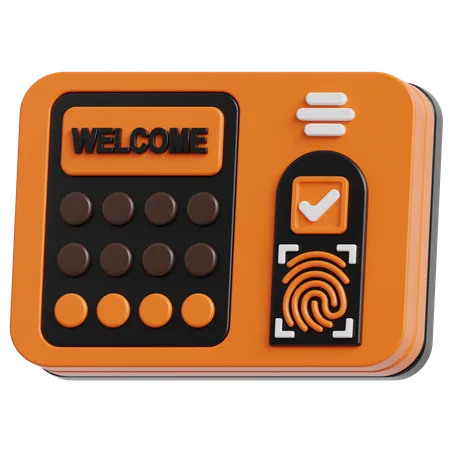 Finger Print  3D Icon