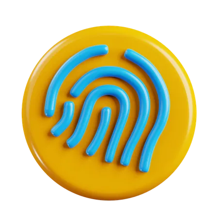 Finger Print  3D Icon