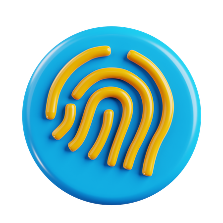 Finger Print  3D Icon
