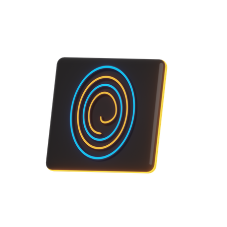 Finger Print  3D Icon