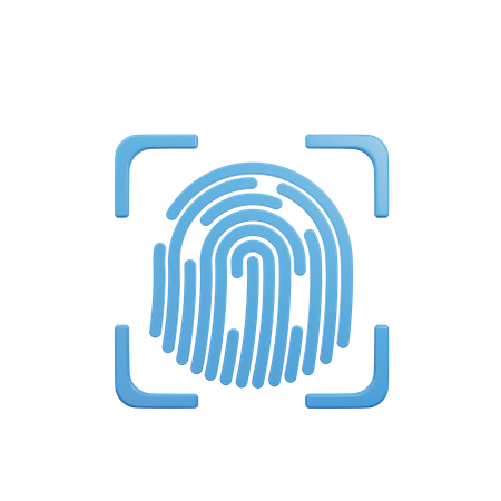 Finger Print  3D Icon