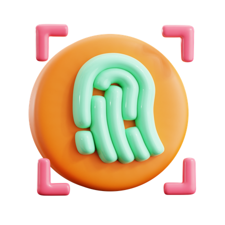 Finger Print  3D Icon