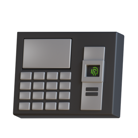 Finger Print Device  3D Icon