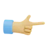 Finger right hand gesture