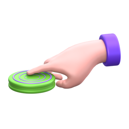Finger Scan  3D Icon