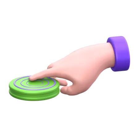 Finger Scan  3D Icon