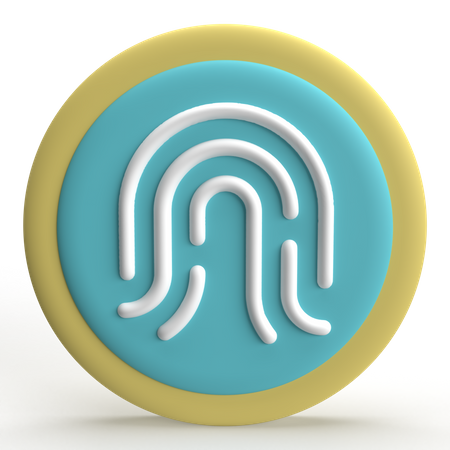 Finger Scan  3D Icon