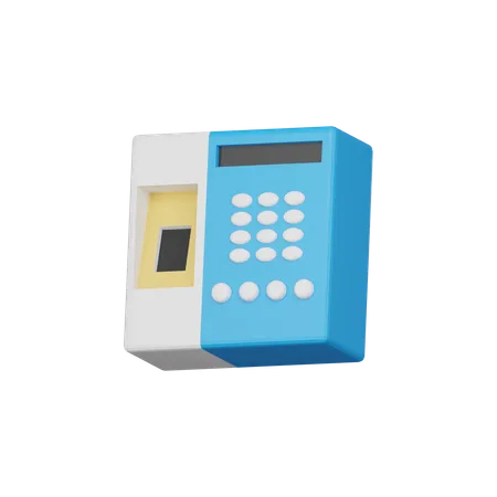 Finger Scanner 3 D Icon 3D Icon