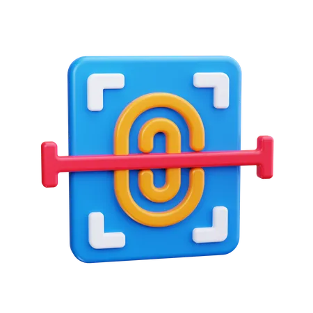 Fingerabdruck  3D Icon