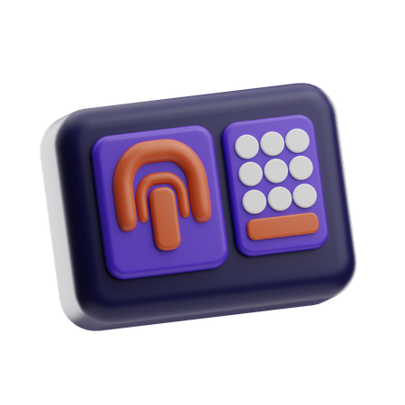 Fingerabdruck  3D Icon