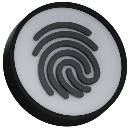 Fingerabdruck  3D Icon