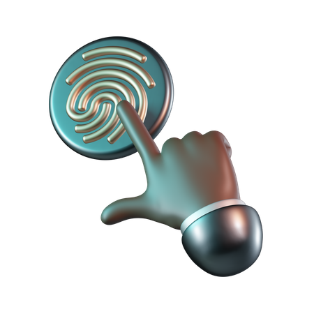 Fingerabdruck  3D Icon