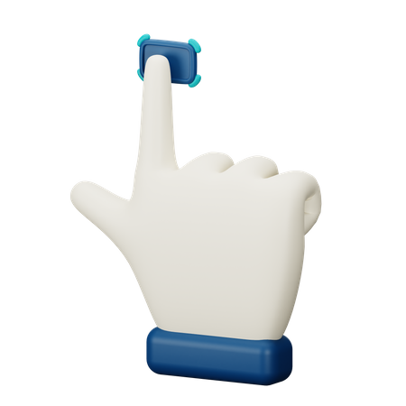 Fingerabdruck-Scanner  3D Icon