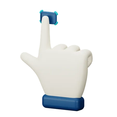 Fingerabdruck-Scanner  3D Icon