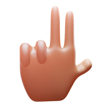 Fingerpistole  3D Icon