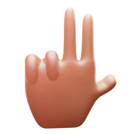 Fingerpistole  3D Icon