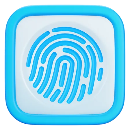 3 D Fingerprint Recognition Cyber Secure Icon Fingerprint Scanning The Concept Of Biometric Authorization And Business Security Digital Security Authentication Concept 3 D Touch ID Finger Scan Icon Identity 3 D Fingerprint Scanning Sign 3D Icon