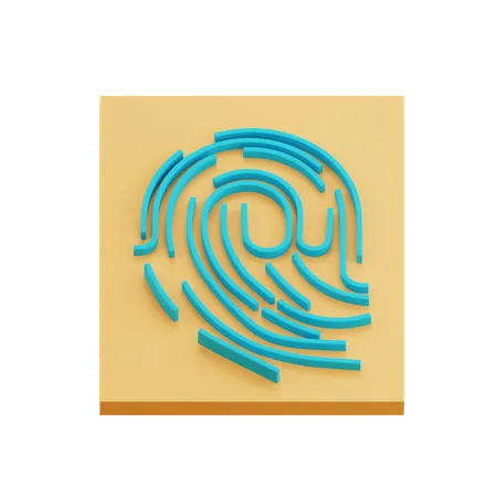 Fingerprint  3D Icon