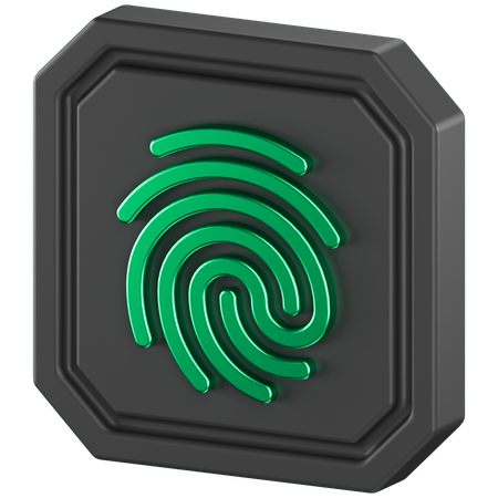 Fingerprint  3D Icon