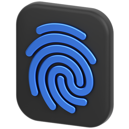 Fingerprint  3D Icon