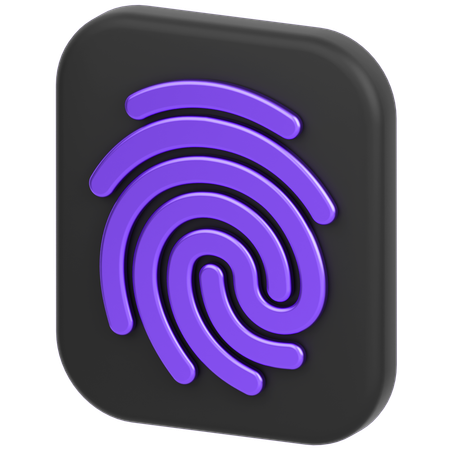 Fingerprint  3D Icon