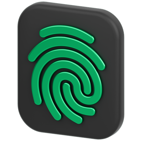 Fingerprint  3D Icon