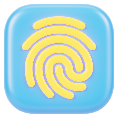 Fingerprint  3D Icon