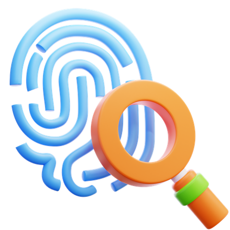 指紋  3D Icon