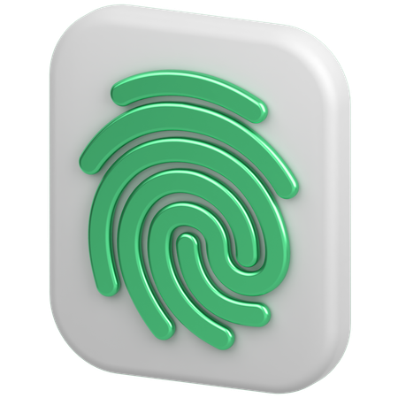 Fingerprint  3D Icon